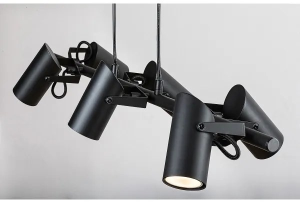 Rabalux 73045 - Csillár zsinóron MAXIMILIAN 6xGU10/25W/230V