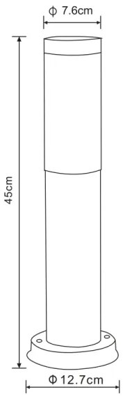 Globo 3158A - Kültéri lámpa BOSTON 1xE27/60W/230V