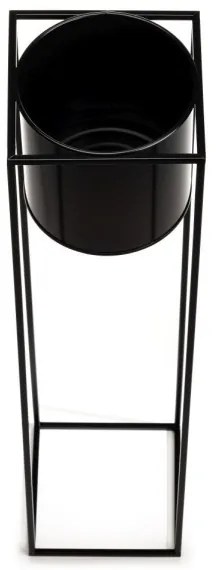 RING virágtartó állvány 100x23 cm fekete