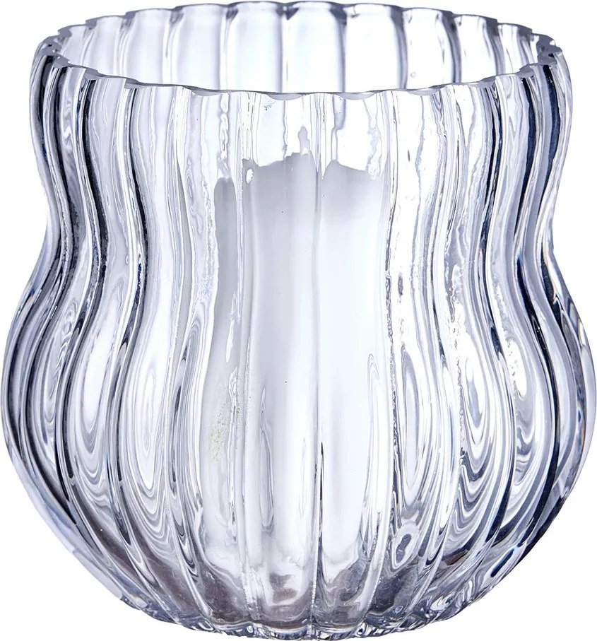 PEARL üveg váza ,Ø13 cm