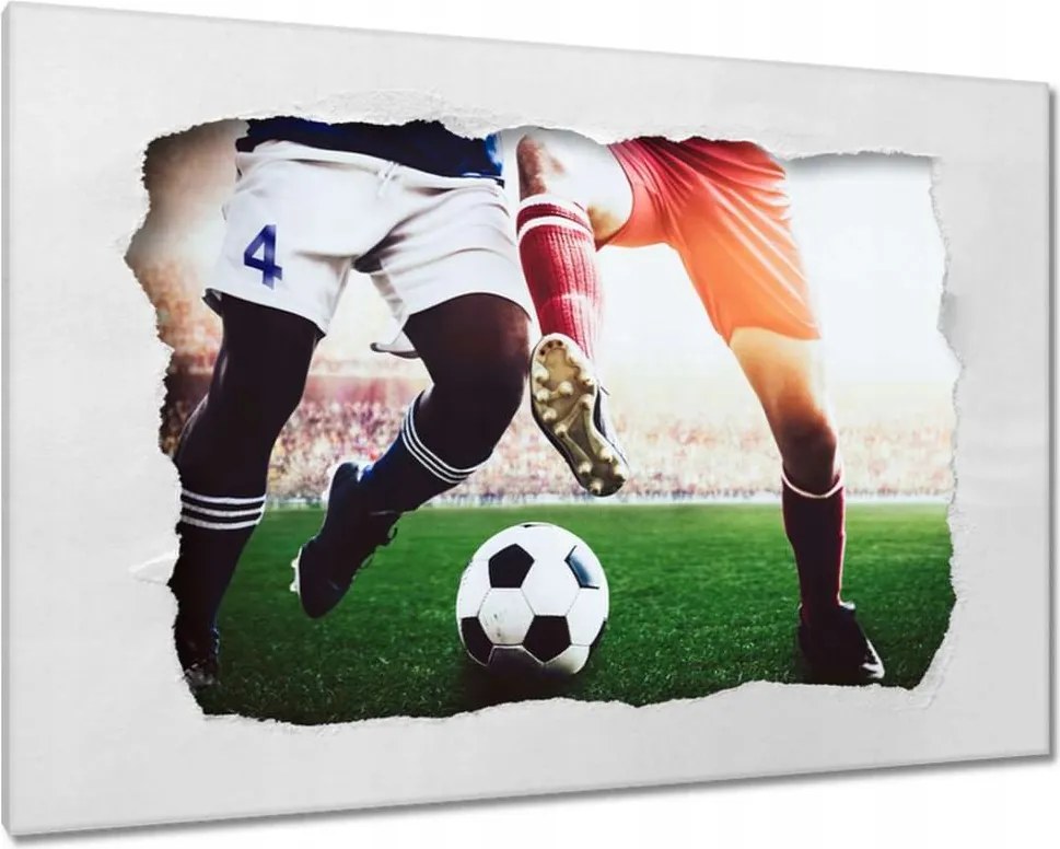 Vászonkép 90x60 Labdarúgók Labdarúgás Ág Dugók