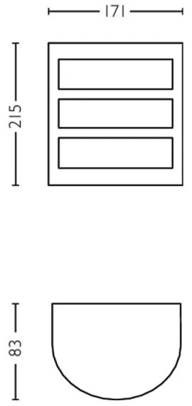 Philips - LED Kültéri fali lámpa PYTHON LED/6W/230V 4000K IP44
