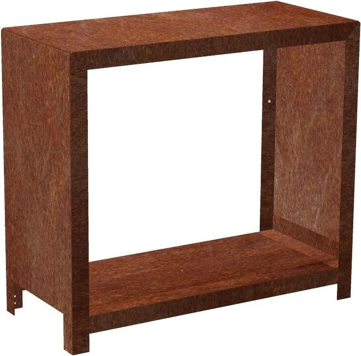 Stora Kerti fáskamra 80 x 80 x 40 cm, corten CORGARDEN 1038