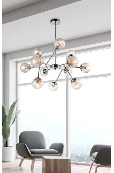 Csillár rúdon BEST 12xE14/40W/230V