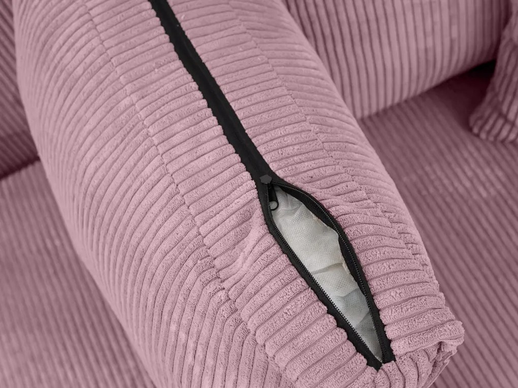 Világoslila sarokkanapé SMART COSARO, kétoldalas + 2 párna AJÁNDÉK