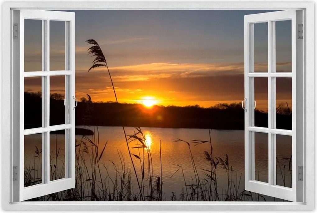 Poszterek 90x60 Nyugat a tóparton