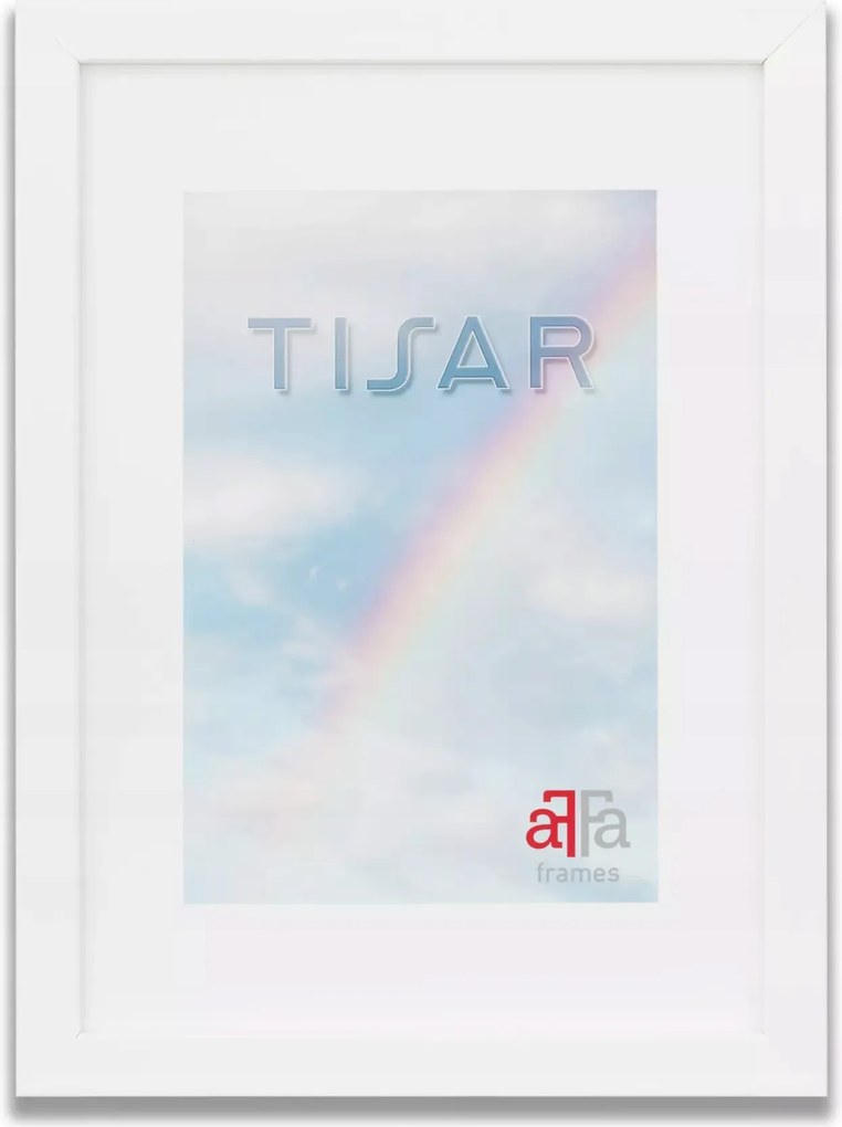Tisar képkeret, 9x13 cm, fehér
