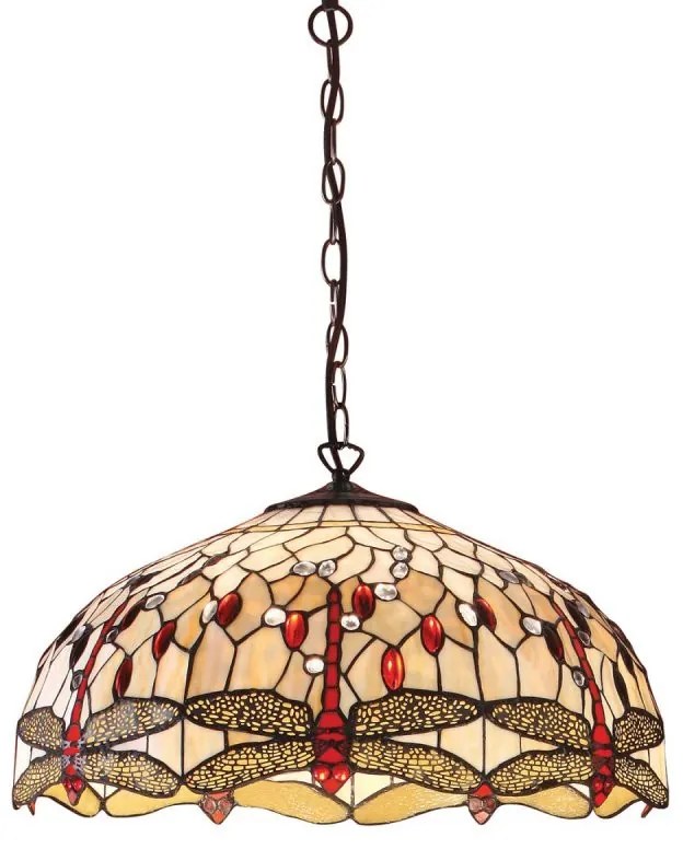 Endon DRAGONFLY BEIGE 64079 Függőlámpa 3x60W/E27 IP20