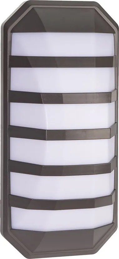 PREZENT 31656 BOLLA Modern Kültéri Fali Lámpa Fehér, Szürke LED IP65