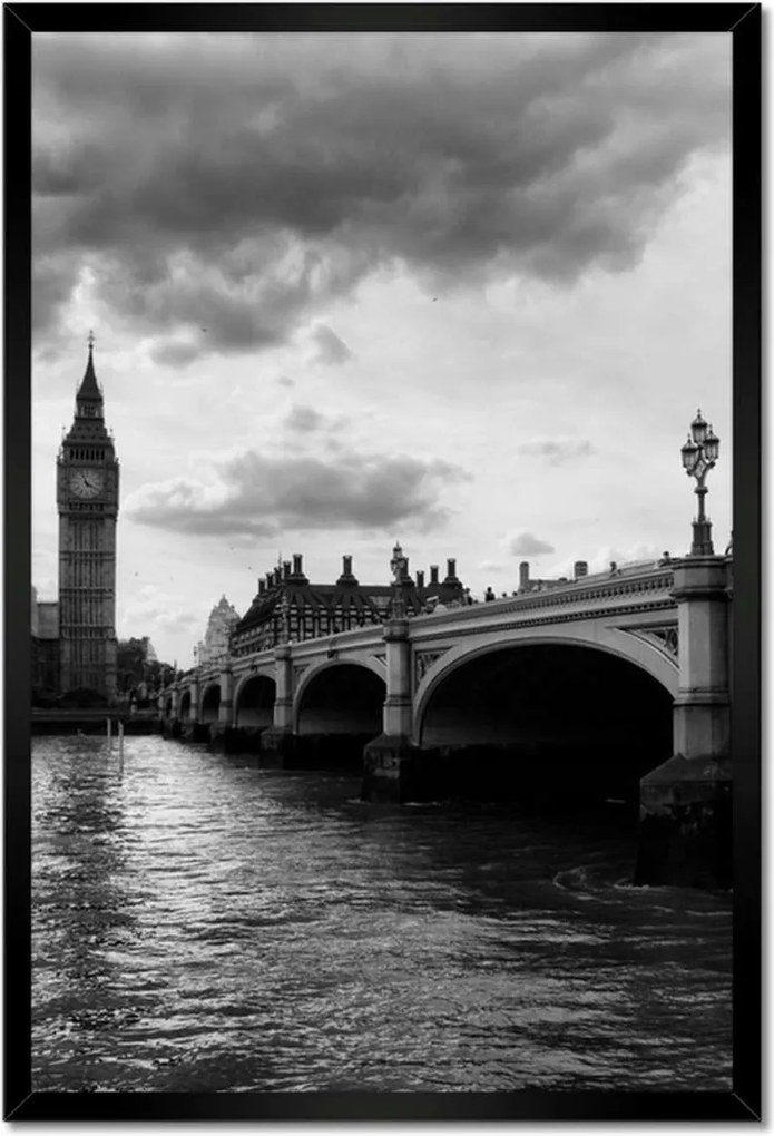 Poszterek keretben 40x60 Big Ben híd Anglia