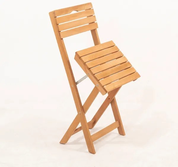 Balkon szett párnákkal, bükk fa