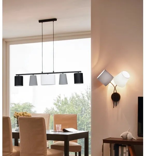 Eglo 98588 - Csillár zsinóron ALMEIDA 5xE14/25W/230V