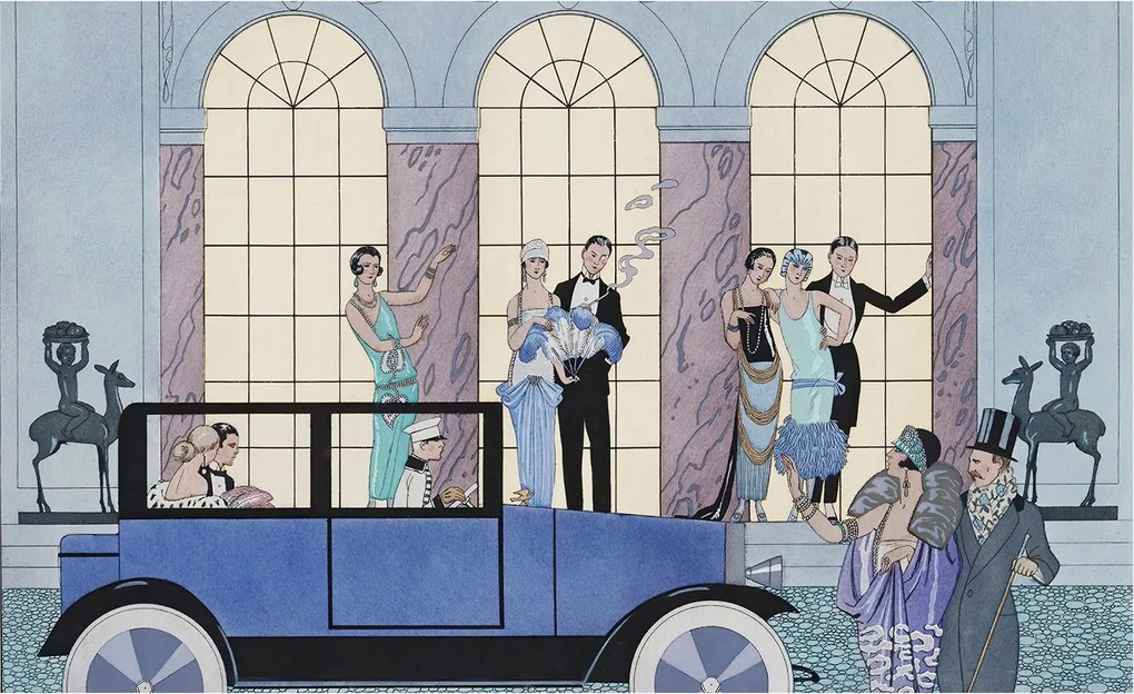 Fotótapéta Flizelin Fal konyhába nappaliba Hálószoba Art deco 416x254