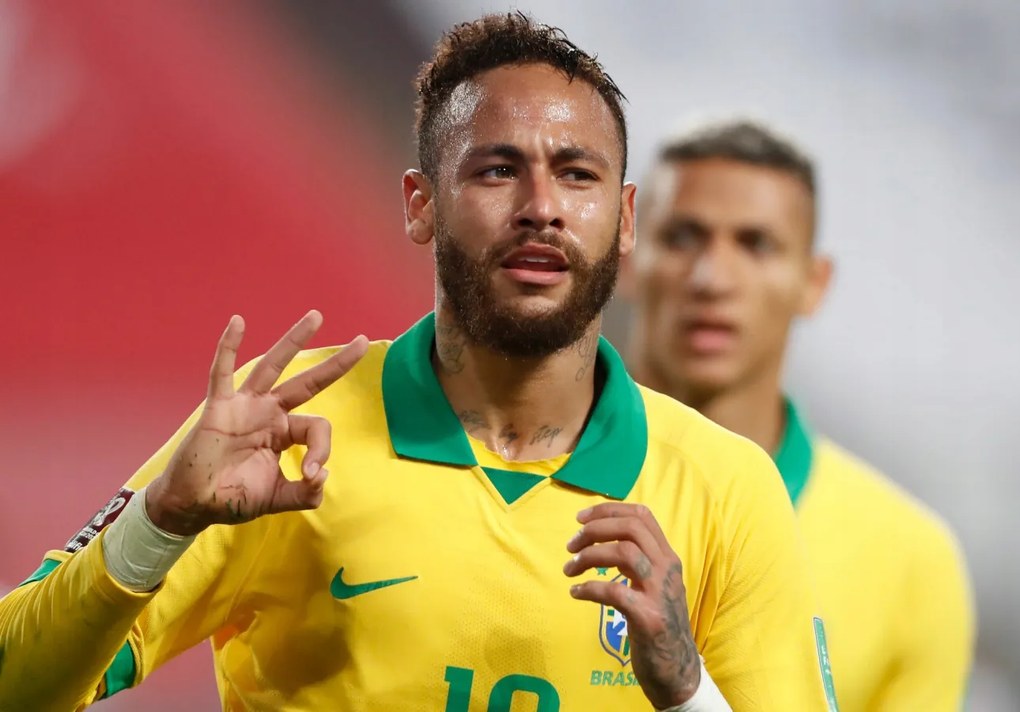 Poszter, Neymar Da Silva Santos Junior, Brazília.