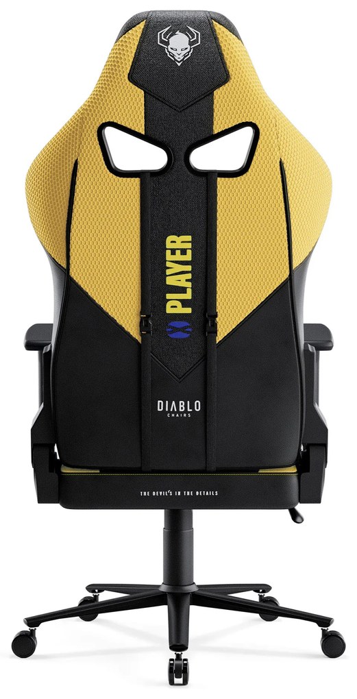 Diablo X-Player 2.0 szövet gamer szék Nagy méret: Dark Sunflower