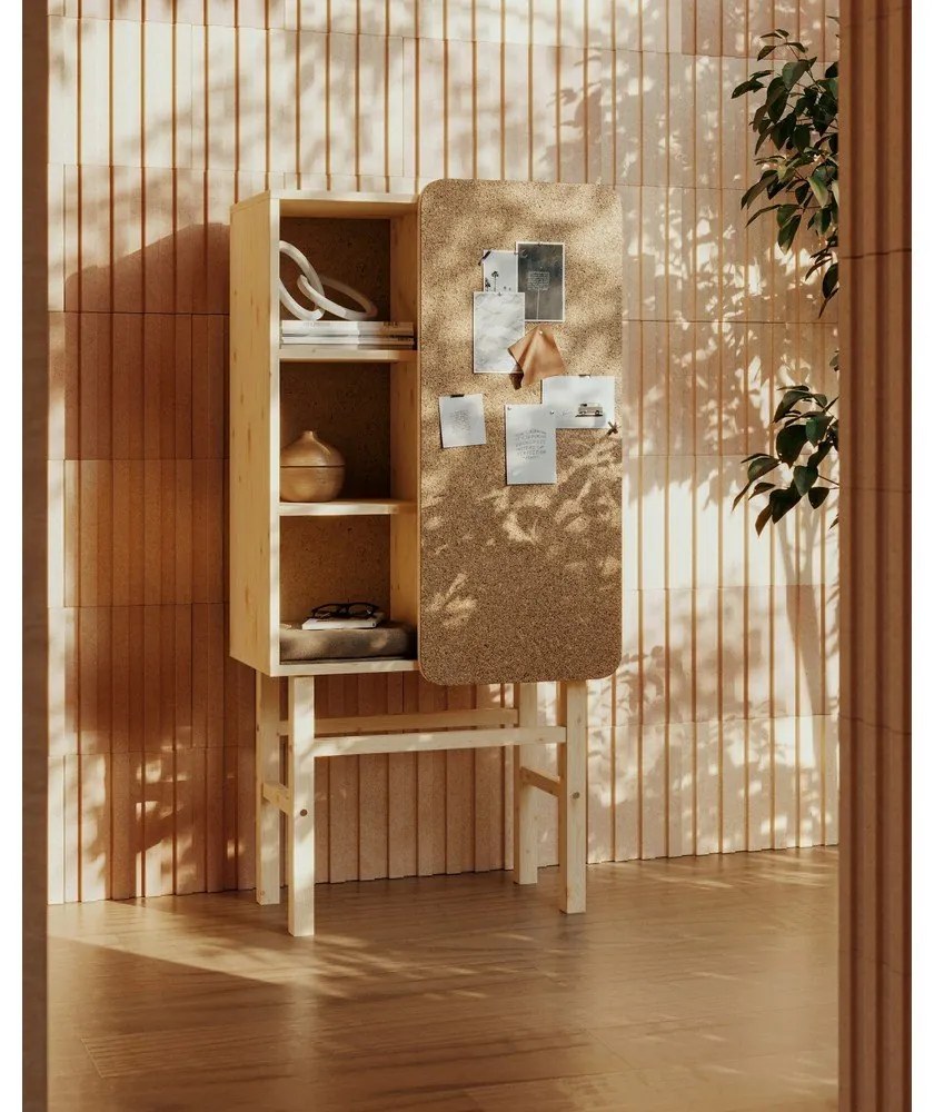 Slide borovi fenyő könyvespolc, 70 x 142 cm - Karup Design