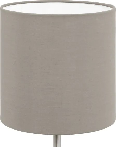 Eglo 54745 - Asztali lámpa ANADIA 1xE14/40W/230V taupe/matt króm