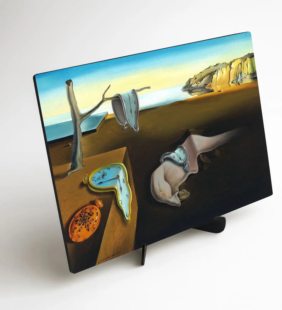 DUBLEZ | S. Dalí - Az elfolyó óra reprodukciója | Prémium UV nyomtatás