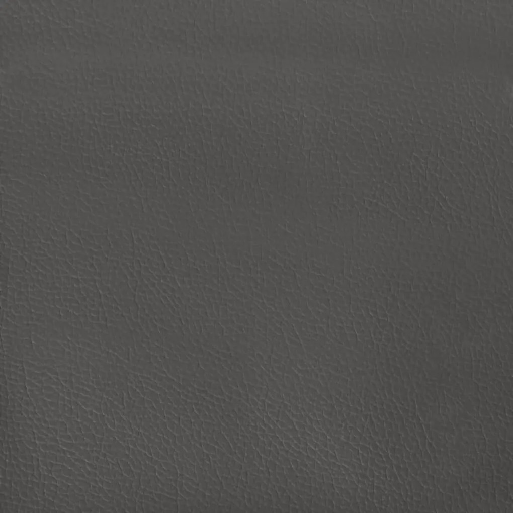 szürke műbőr ágykeret 80 x 200 cm