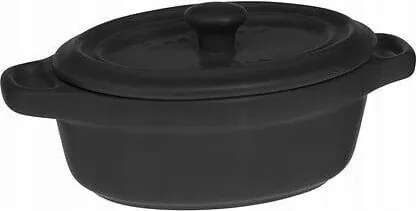 Sütőedény 8.5x11 cm Fekete