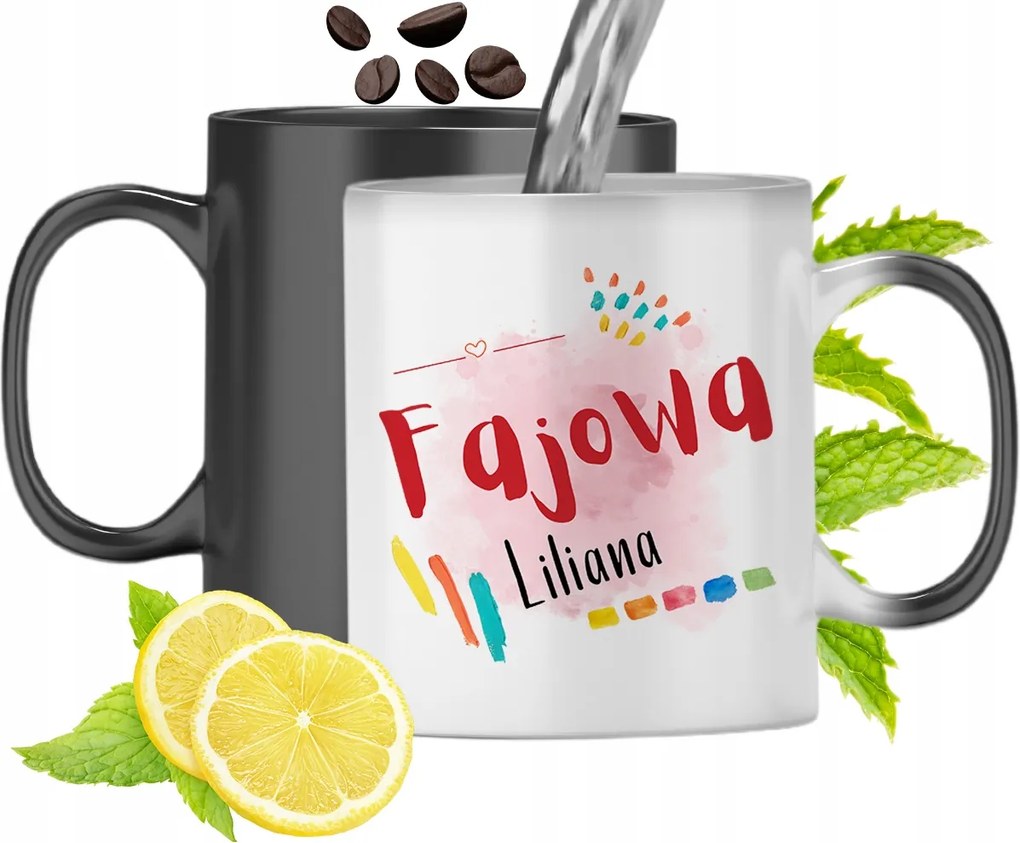 Mágikus Bögre Liliána Színváltós Nyomtatott Fényképpel