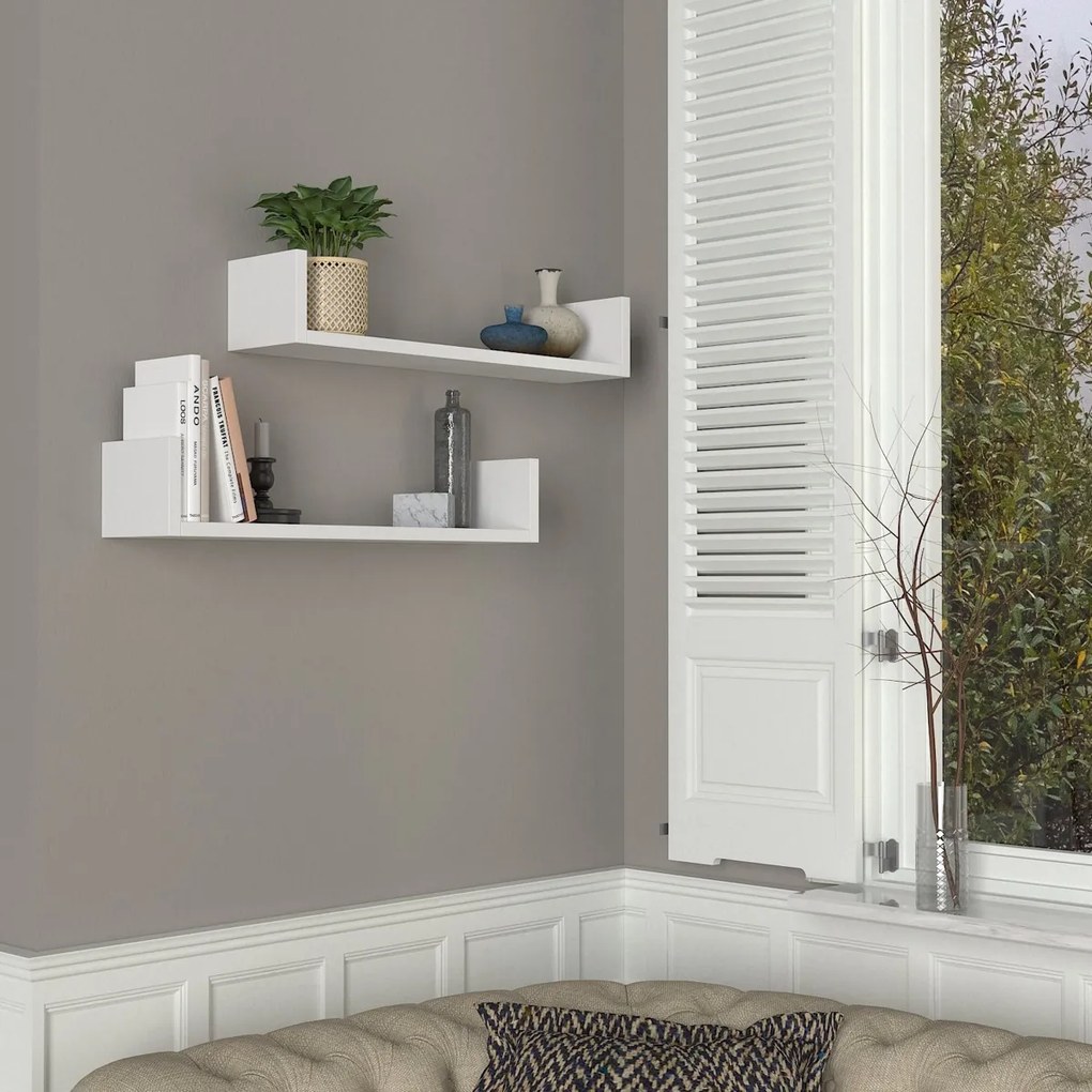 Iris White polc, 2 db