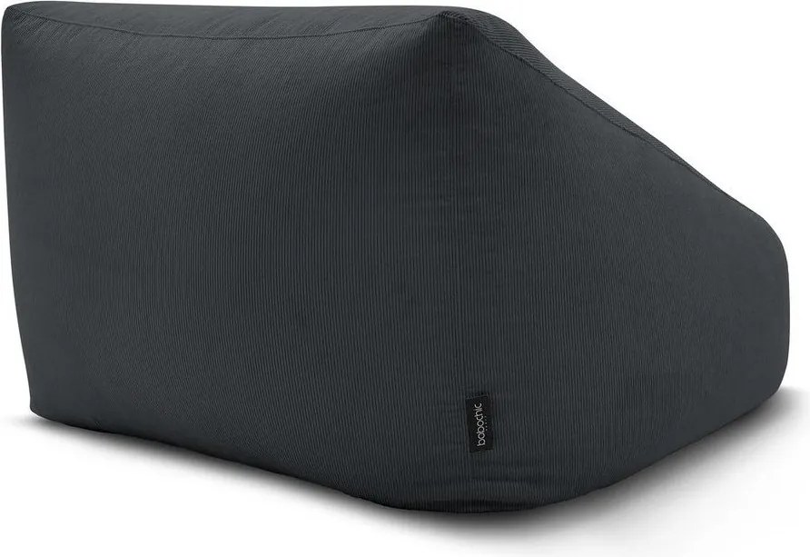 Sötétszürke kordbársony babzsákfotel Lilibet – Bobochic Paris