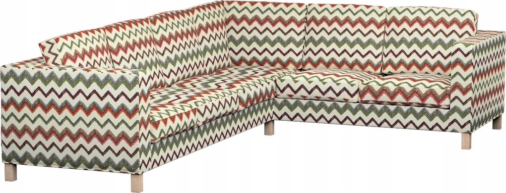 Karlanda Ikea bal oldali sarokkanapé huzat, zöld