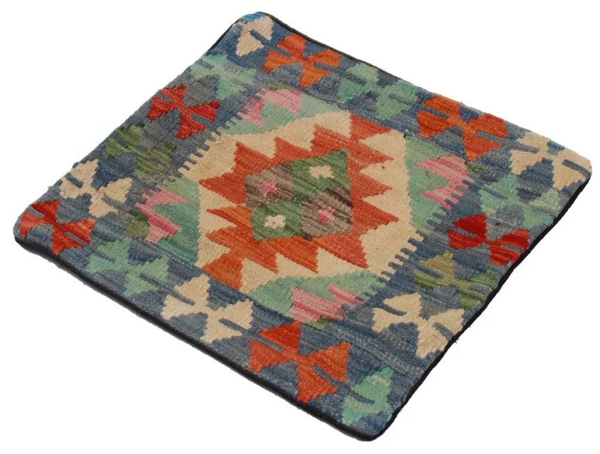 Kilim párna 55x55 kézi szövésű Kelim díszpárna