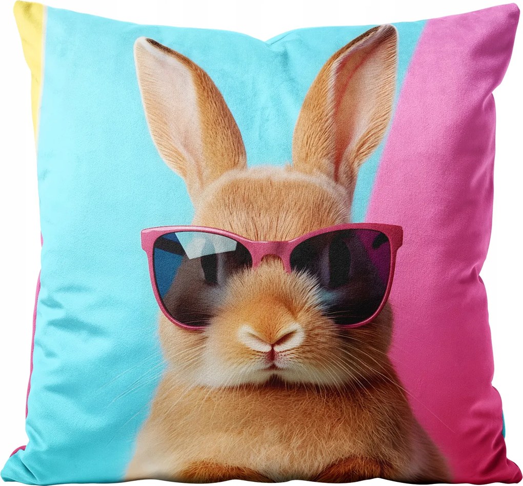 Húsvéti Velvet Velúr Párnahuzat 40x40cm Húsvéti Ajándék