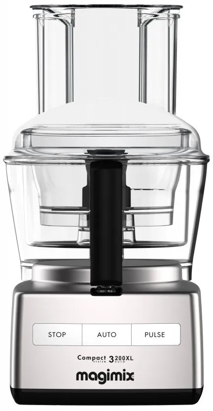 MAGIMIX® 3200 XL matt króm konyhai robotgép Premium csomag
