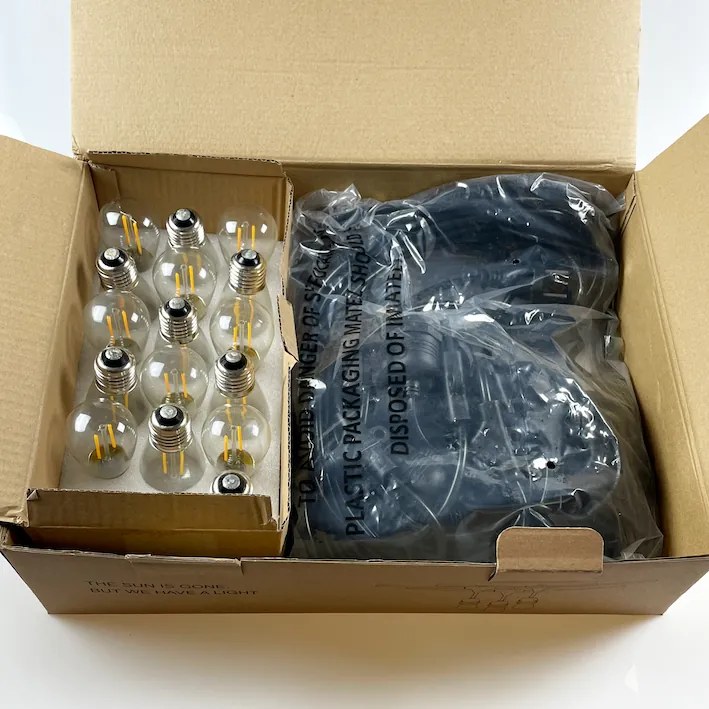 Kültéri fénylánc LED izzókkal - 10 m