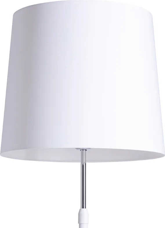 RENDL EMMETT állólámpa talapzat fehér króm 230V LED E27 15W