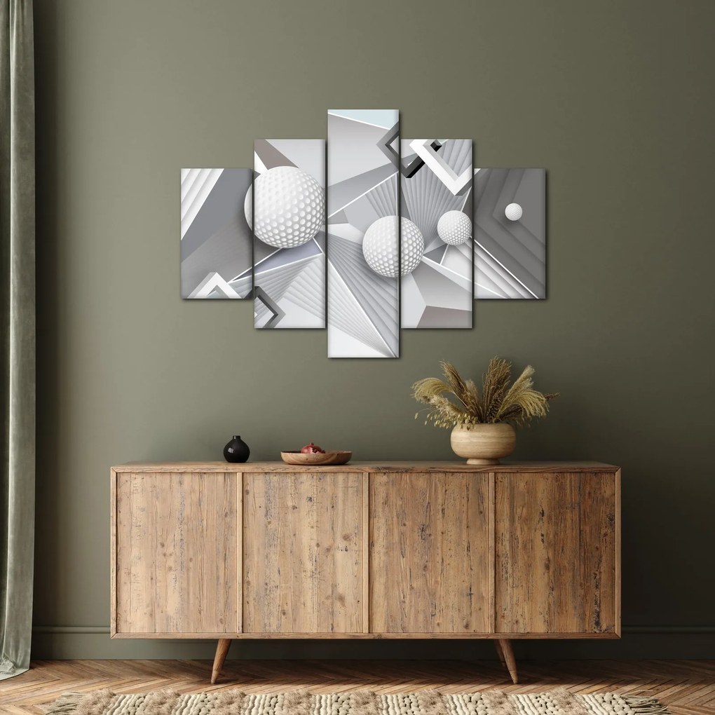 Geometriai absztrakt kép (150x105 cm)