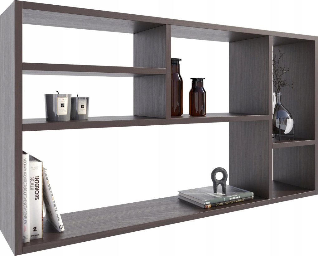 Falra akasztható polc Milano wenge könyvespolc Per fotók