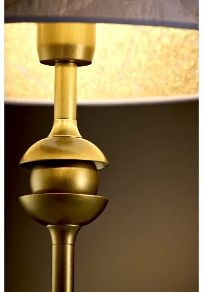 Jupiter 2112 - Asztali lámpa KASZMIR 1xE27/15W/230V fehér/arany/márvány dekor