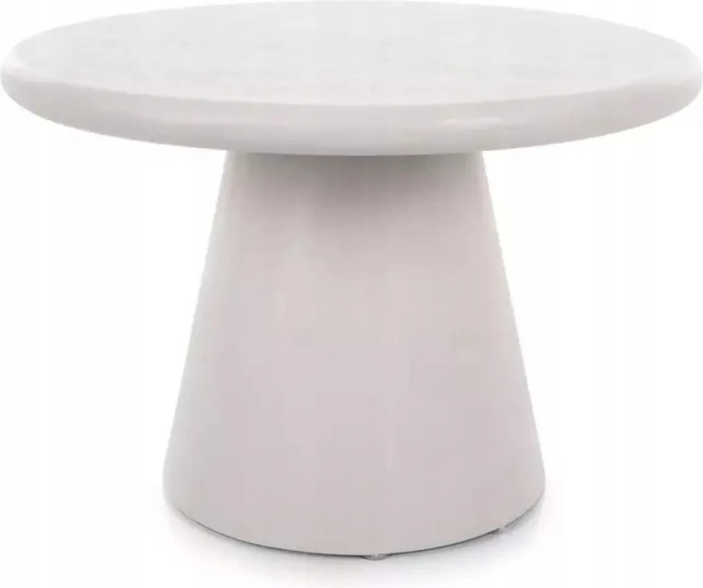 Kerek pad, dohányzóasztal szürke kicsi nappali konyha kanapé loft Aurora