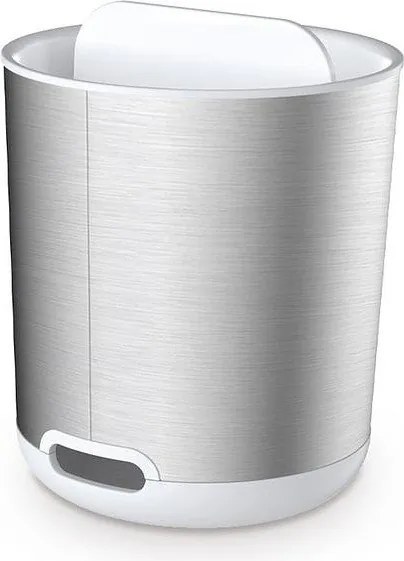 Ezüstszínű rozsdamentes acél fogkefetartó pohár Duo Steel – Joseph Joseph