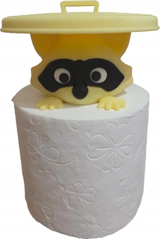 Vicces WC-papír tartó mosómedve WC-tartó Fürdőszoba Dekoráció