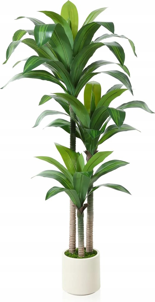 Kazeila Mesterséges Dracena 150cm Trópusi Növény Virágcserép