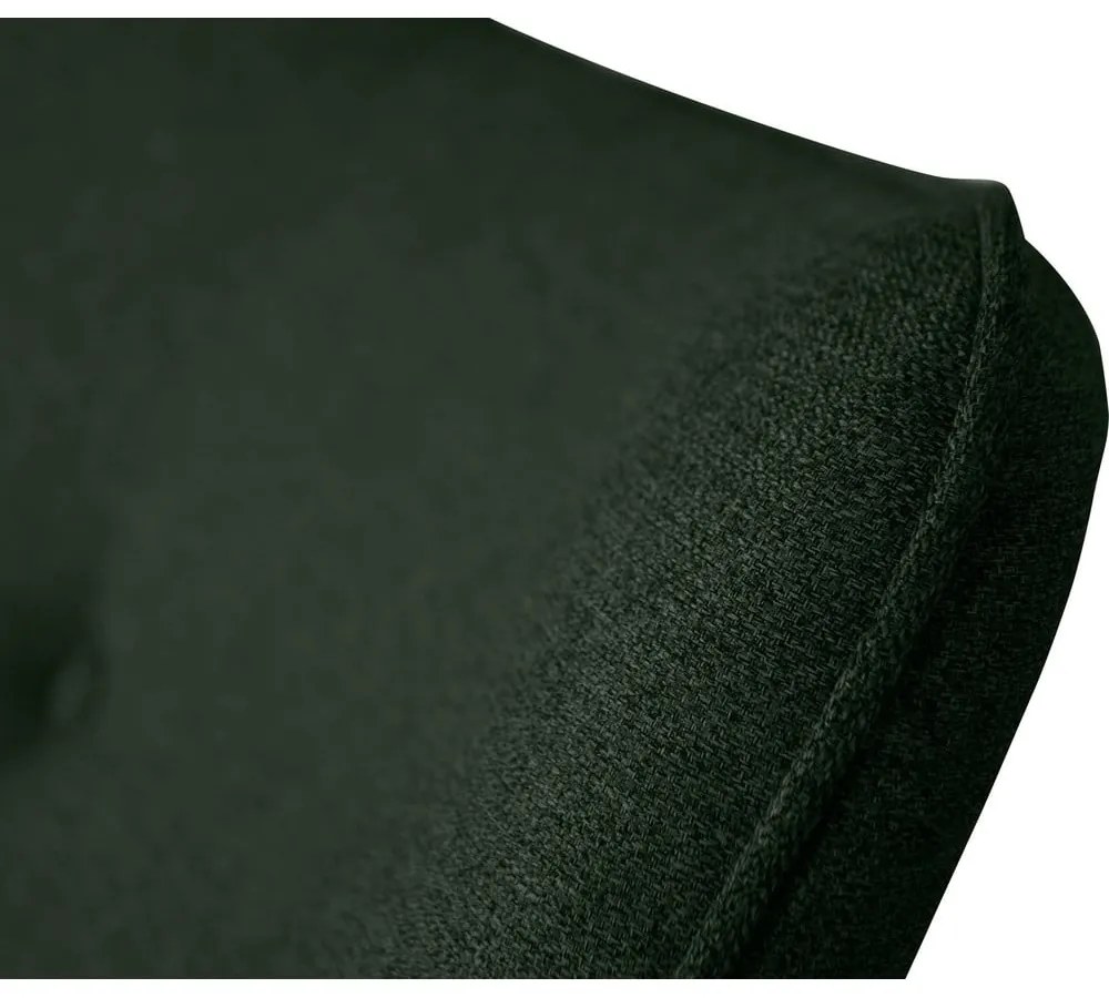 Sötétzöld fotel Niko – Ropez