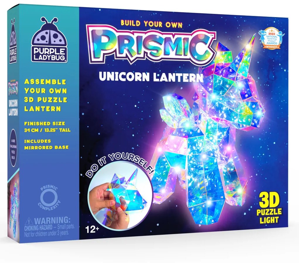 PRISMIC™ 3D Puzzle LED lámpa - Unikornis (v)