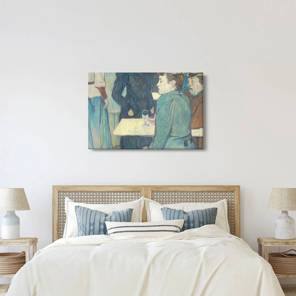 Kép - Henri de Toulouse-Lautrec, A Corner of the Moulin de la Galette, reprodukciók (90x60 cm)