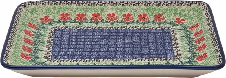 Tálca lapos tálca 24.5 cm Kerámia Boleszláv