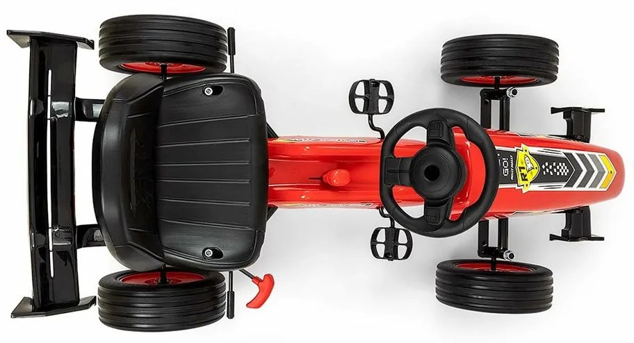 Milly Mally Quadricycle gokart rakéta, piros