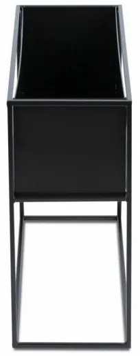 Virágállvány 50x64 cm fekete színben