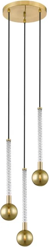 ZUMA LINE P0583-03B-2GHF MIDA Többágú Függesztett Lámpa Arany G9 IP20