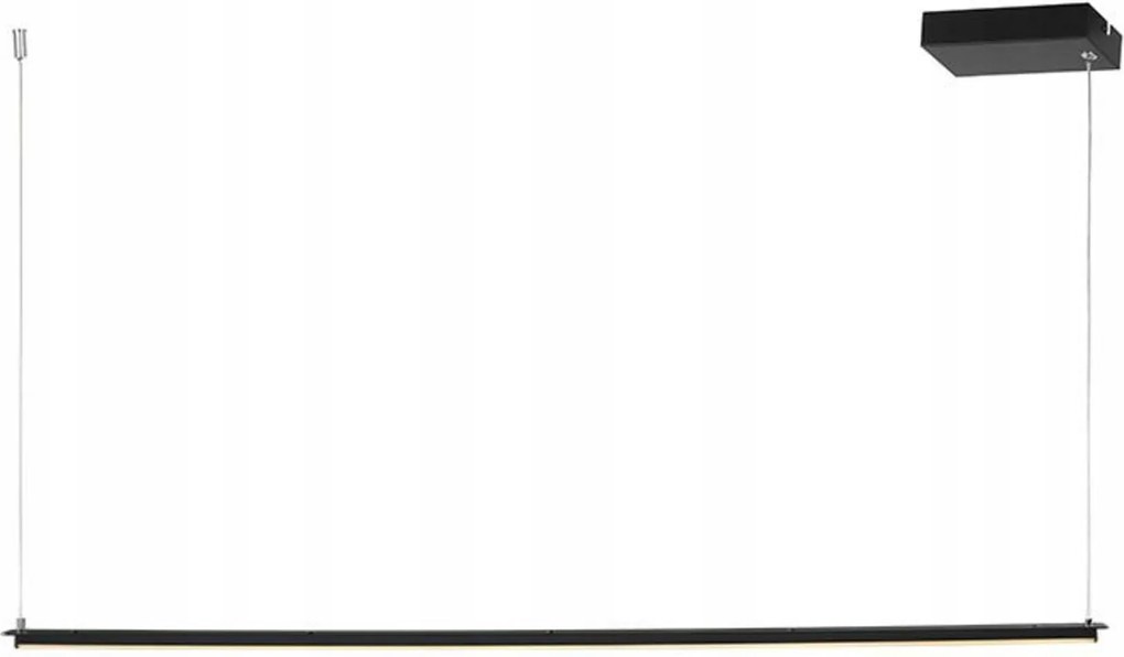 Aca Lighting függeszték Led 20W 3000K 1600lm fekete 100X5XH150CM Atlan