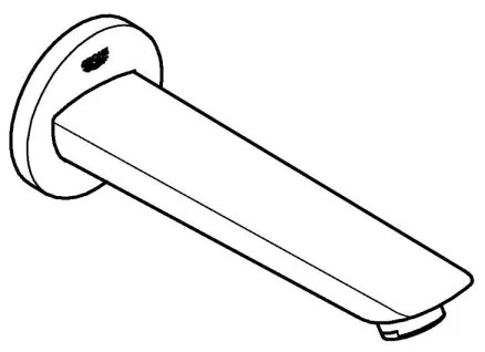 GROHE 13255001 - BAUCOSMOPOLITAN 171 mm kádlefolyó fényes króm