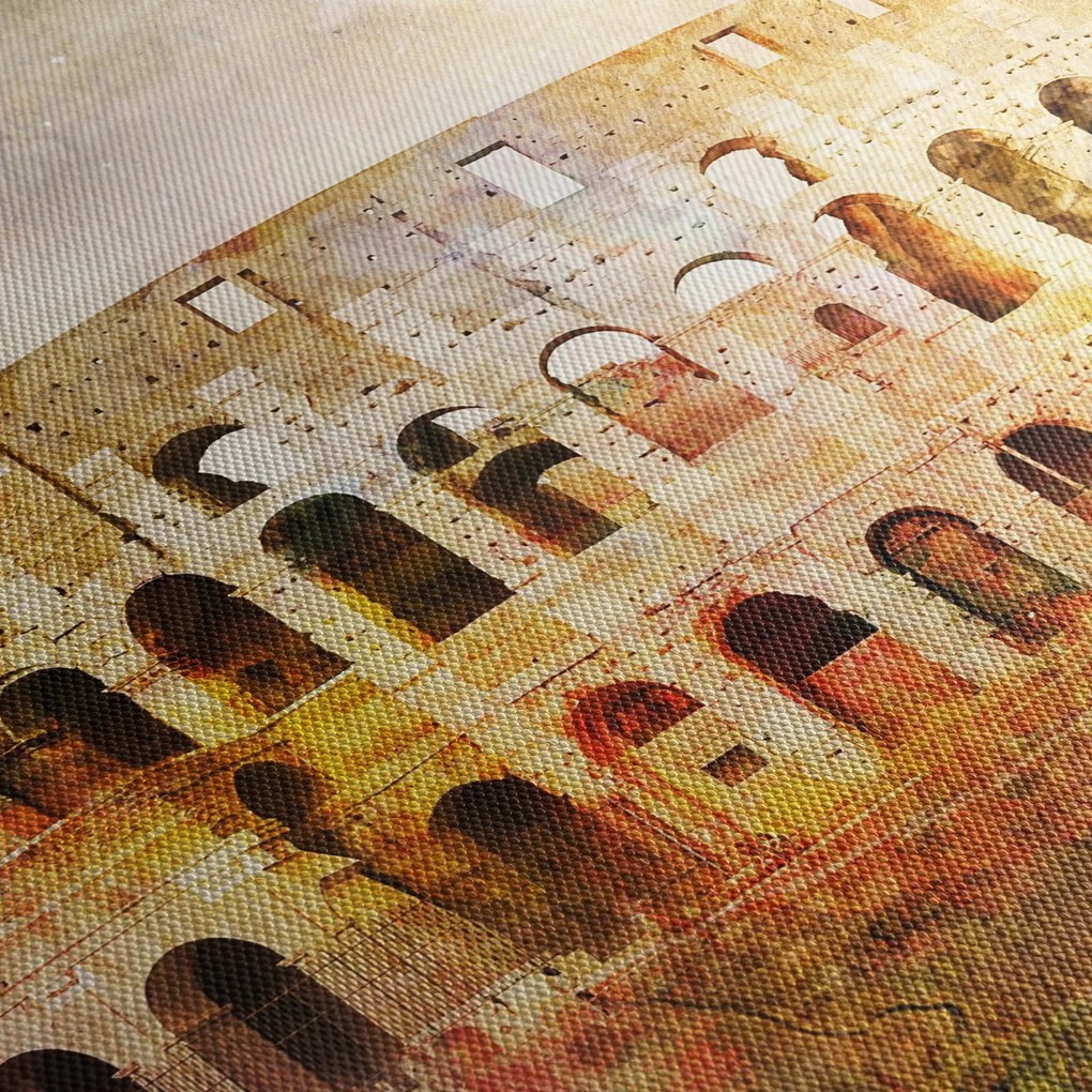 Kép - Digitális festészet, Colosseum, Róma, Olaszország (90x60 cm)